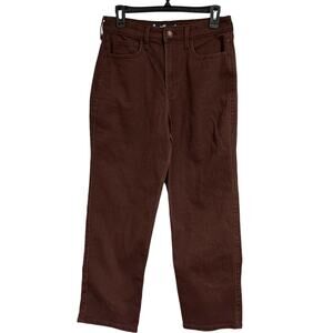 Hollister Ultra High Rise Vintage Straight Brown Jeans Pants size 9 29 W29 L27